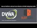 Learn Brute Force Attacks Using Burp Suite DVWA Step-by-Step Ethical Hacking