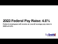 2023 Federal Pay Raise