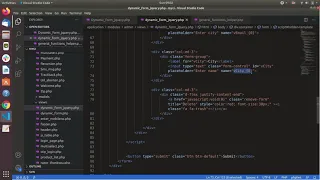 Dynamic Form using jQuery in PHP CodeIgniter Add Fields dynamically with Add and Remove Button