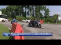 514th Military Police Company gets motorcycle escort on way to deployment