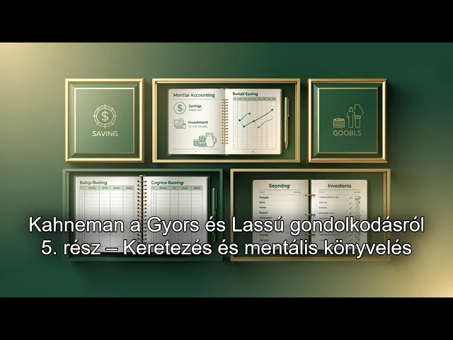 Kahneman a Gyors és Lassú gondolkodásról – 5. rész – Keretezés és mentális könyvelés