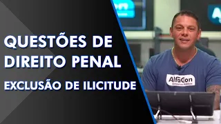 Questões de Direito Penal - Exclusão de Ilicitude - Evandro Guedes