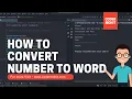Convert Numbers in to Words using Python in 2022 Num2Words Module
