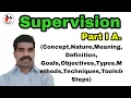 Supervision in Community Health Nursing Part I A - Simplified