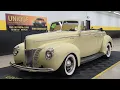 1940 Ford Deluxe Convertible Street Rod For Sale 54 900