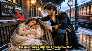 A Mother and Her 3 Newborns Were Freezing on a Station Bench Then the Duke Said I ll Save You All