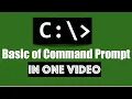 Basic CMD Commands In One I Windows Command Line Tutorial Introduction to the Command Prompt