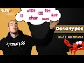 Rust 101 - Data types in Rust