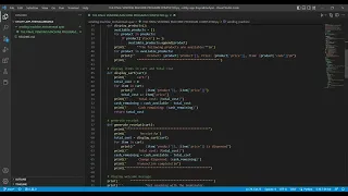 Vending machine python program By Mohammad Ayaz Warsi