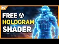 FREE Realistic Hologram Shader URP Unity 6 Tutorial