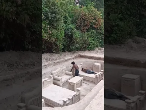 Building underground house #house