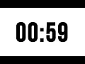 59 Second Timer Without Music Simple Countdown With Alarm At The End