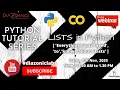 Everything you need to know about Lists - Python Tutorial Series