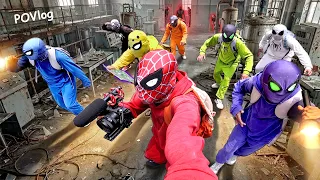 Team 8 Spider-Man Made Vlog At Abandoned Lab And Finds A Mad Professor’s Secret !! ( Scary POV  )