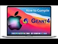 How to compile and install Geant4 on MacOS