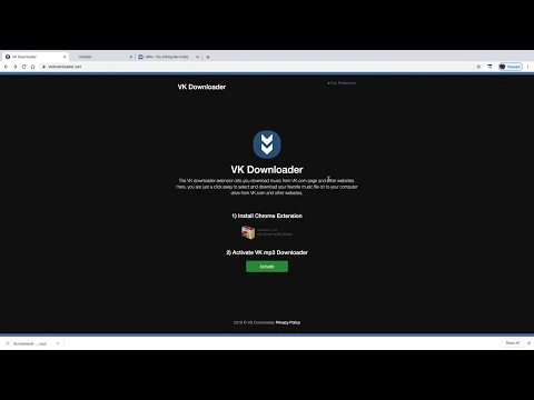 Download MP3 Chrome VK mp3 Downloader