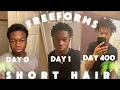 How To Get Freeform Dreads Even With Short Hair Most Tutorial