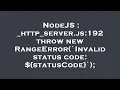 NodeJS - http