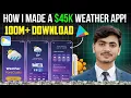 How I Made 45 000 from a Simple Weather App How to Create Weather Apps With Chatgpt AI 2025