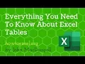 Everything You Need To Know About Excel Tables