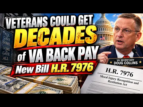 Veterans Could Get DECADES of VA Back Pay with New Bill H.R. 7976 on effective dates