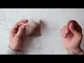 Sewing A Button Onto Knitwear Purl Soho