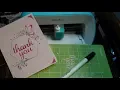 Cricut Joy Tutorial Using the Pens Card Insert on Regular Mat