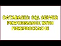 Databases SQL Server performance with FREEPROCCACHE