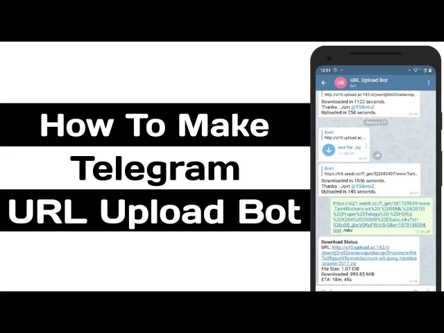 How To Create Your Own URL Upload Telegram Bot