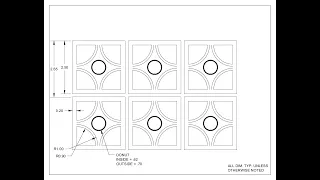 Introduction to AutoCAD - Donut and Rectangular Array