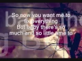 A Rocket To The Moon - I Think About You Everyday Lyrics