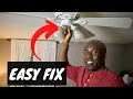 DIY pull chain fix Ceiling fan