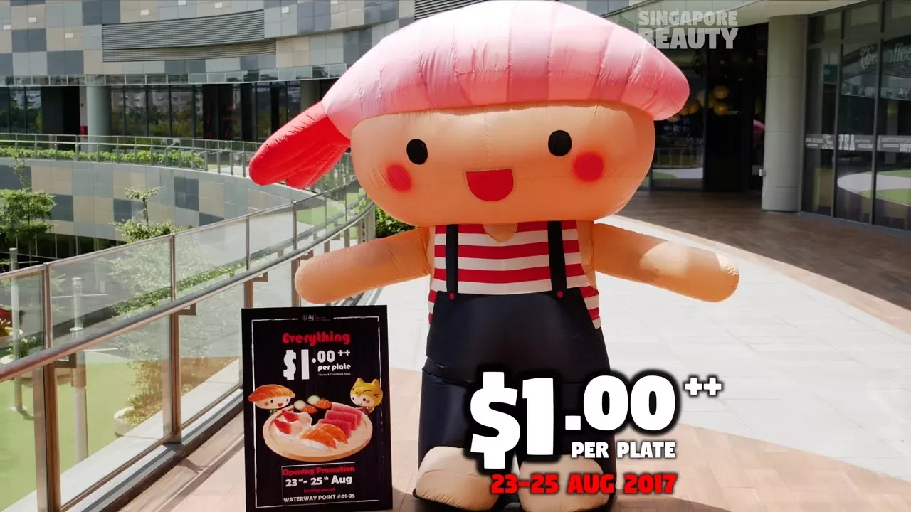 Sushi Express Waterway Point $1 Opening Offer!