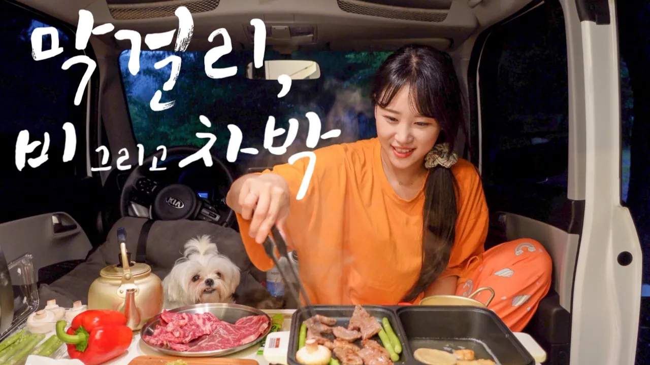 차 안에서 소고기 구워도 되는 이유 | 갤로퍼 타다가 레이로 차박 하면 불편할 줄 알았는데... | 가평 홀리데이 캠핑장 썸네일