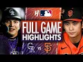 Colorado Rockies vs San Francisco Giants - FULL GAME HIGHLIGHTS August 14 2026 MLB Season