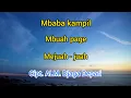 Download Lagu Mbaba kampil , Mbuah Page , Mejuah - juah - cipt.Djaga Depari - lirik lagu