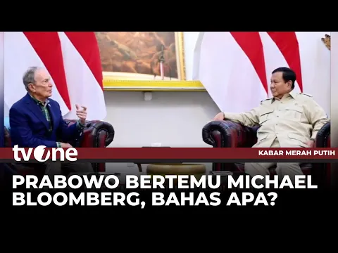 Prabowo Bertemu Michael Bloomberg di Istana