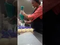 Making cupcakes first day as a cake decorator at Walmart