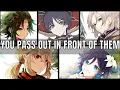 When you pass out in front of them - genshin impact x listener asmr