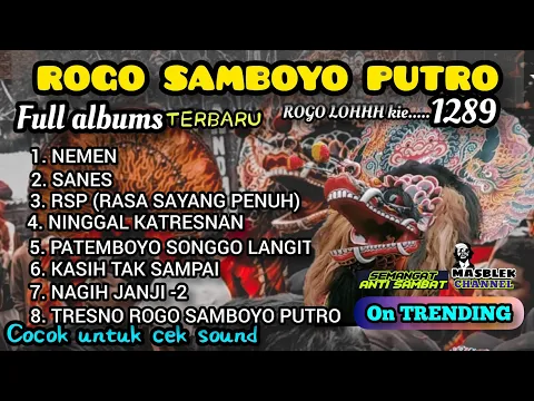 Download MP3 ROGO SAMBOYO PUTRO terbaru LAGU SANES/NEMEN on TRENDING feat SHAFIRA audio GLERRRR