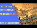 What is the Best ESO Solo Class in 2026 - Solo Class Tier List
