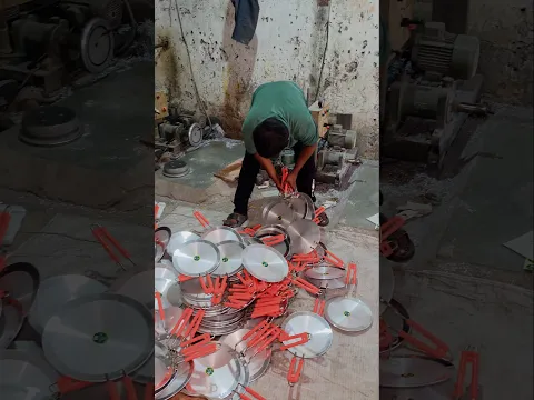Aluminium Flat Pan Making Complete Process #shorts
