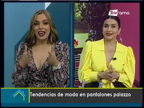 Tendencia de moda en pantalones palazzo