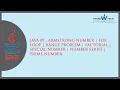 Java 09 Armstrong Number For loop Range problem Factorial Special Number Number Series Prime Number