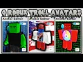 Roblox troll avatars that cost 0 robux