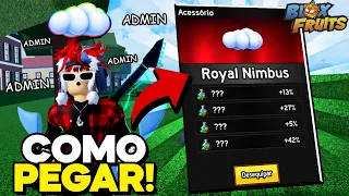 COMO PEGAR o ITEM de ADMIN SECRETO ROYAL NIMBUS na NOVA ATUALIZAÇÃO do BLOX FRUITS!