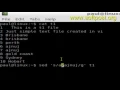 How to find and replace text in a file in BASH shell terminal