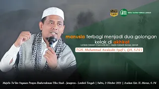 tgh m awaludin syafii qh s pd i humans will be divided into two large groups in the herea 