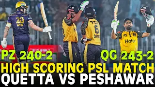 gladiators created history high scoring psl match quetta vs peshawar hbl psl 2023 mi2a