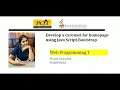 Web Programming Task 7 Web Programming Java Institute